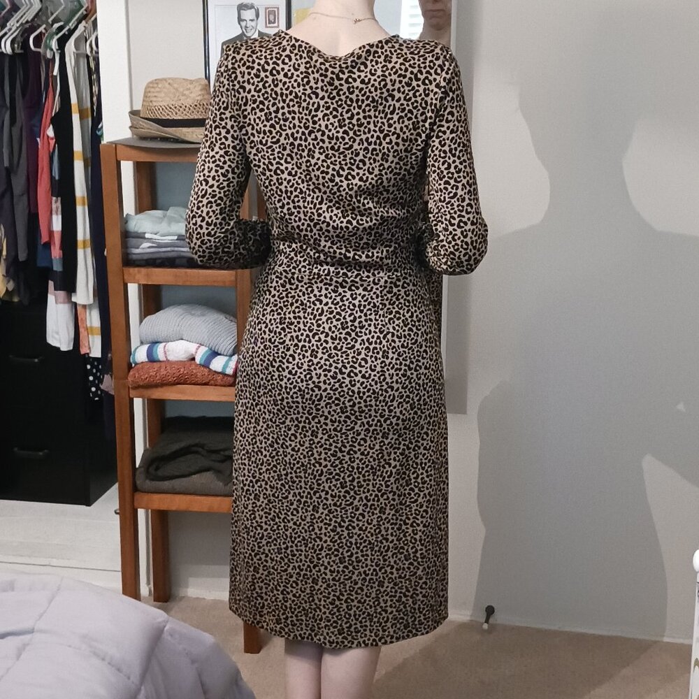 NWOT - Leopard Print Dress - M Tall